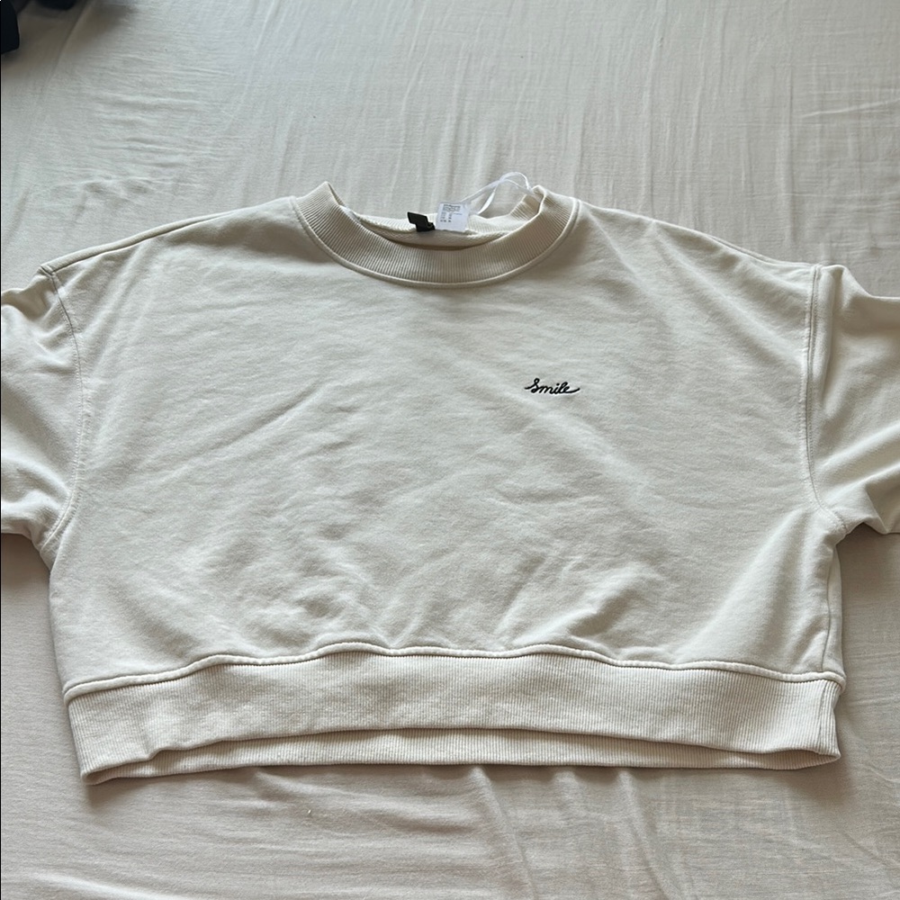 H&M Cream Crop Top